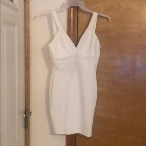 White mini dress